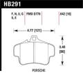 Disc Brake Pad - Hawk Performance HB291N.642