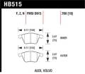 Disc Brake Pad - Hawk Performance HB515N.760