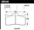 Disc Brake Pad - Hawk Performance HB540J.490