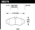 Disc Brake Pad - Hawk Performance HB270E.724