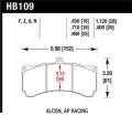 Disc Brake Pad - Hawk Performance HB109N.650