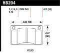 Disc Brake Pad - Hawk Performance HB204Z.615