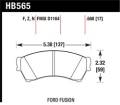 Disc Brake Pad - Hawk Performance HB565N.688