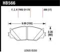 Disc Brake Pad - Hawk Performance HB566N.688