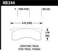 Disc Brake Pad - Hawk Performance HB344P.992