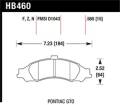 Disc Brake Pad - Hawk Performance HB460N.580