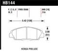 Disc Brake Pad - Hawk Performance HB144W.719