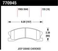 Premium OES Disc Brake Pads - Hawk Performance 770945