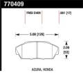 Premium OES Disc Brake Pads - Hawk Performance 770409