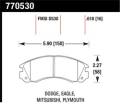 Premium OES Disc Brake Pads - Hawk Performance 770530