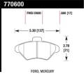 Premium OES Disc Brake Pads - Hawk Performance 770600