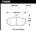 Premium OES Disc Brake Pads - Hawk Performance 770696