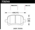 Premium OES Disc Brake Pads - Hawk Performance 770741