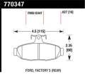 Premium OES Disc Brake Pads - Hawk Performance 770347