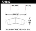 Premium OES Disc Brake Pads - Hawk Performance 770882