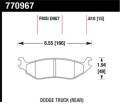 Premium OES Disc Brake Pads - Hawk Performance 770967