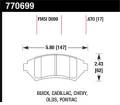 Premium OES Disc Brake Pads - Hawk Performance 770699